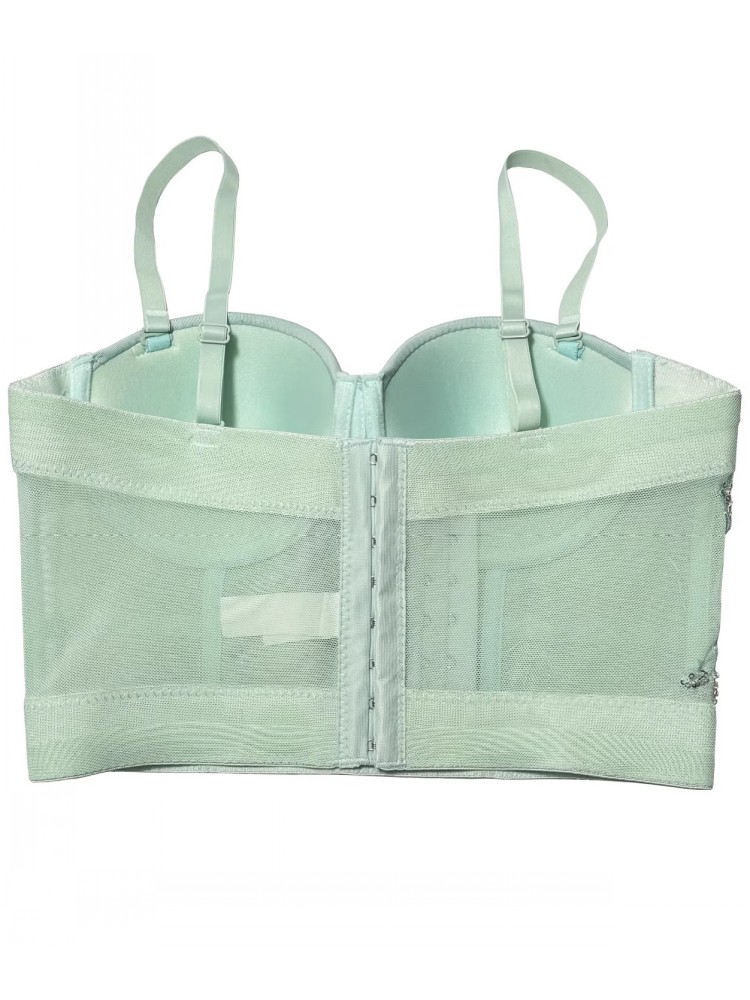 Atasan Crop Korset Seksi Modis - Strapless Bra Backless ulasan dan harga