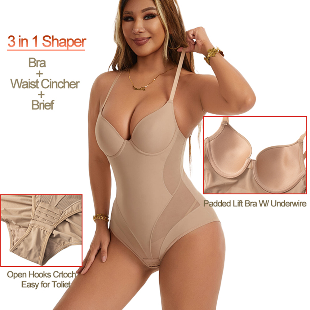 Bodysuit Kompresi Tanpa Jahita - Shapewear Bodysuit Firm ulasan dan harga