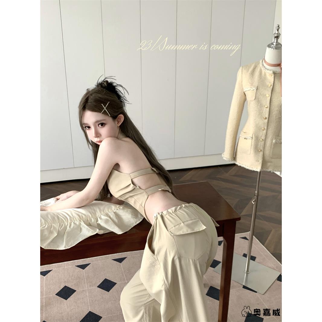 Setelan Celana Kerja Olahraga  - Strapless Bra Backless ulasan dan harga