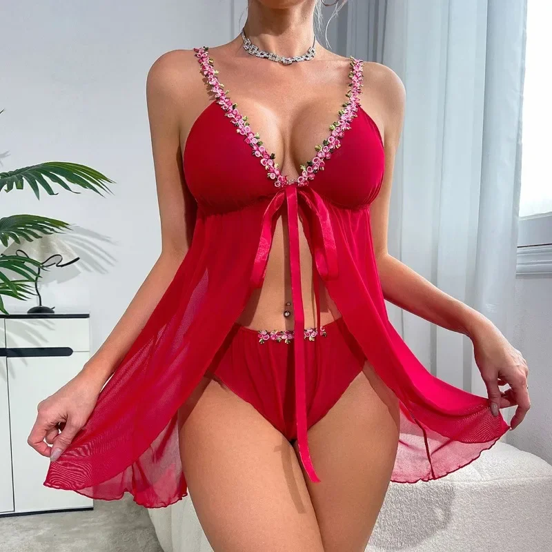 Set Lingerie Babydoll Seksi Uk - Babydoll Chemise Night ulasan dan harga