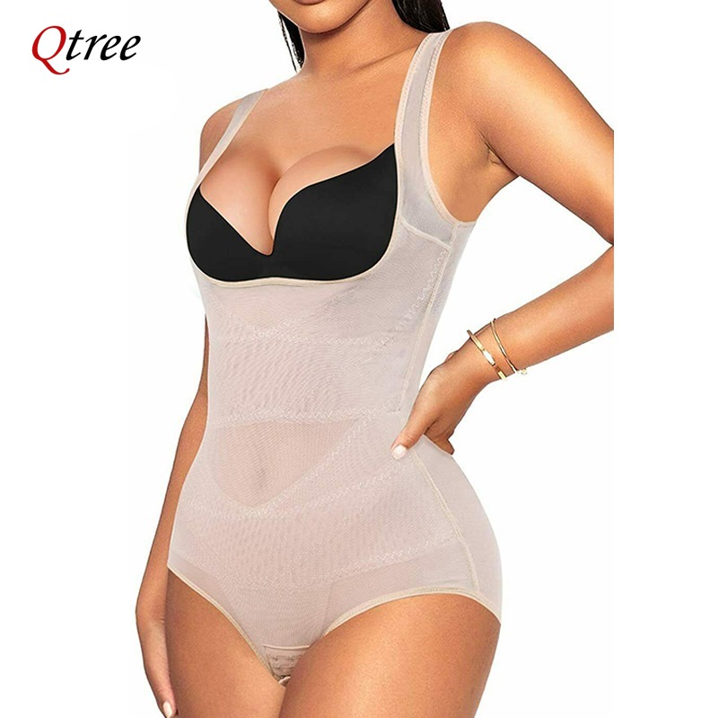 Qtree Fajas Reductoras pembent - Shapewear Bodysuit Firm ulasan dan harga