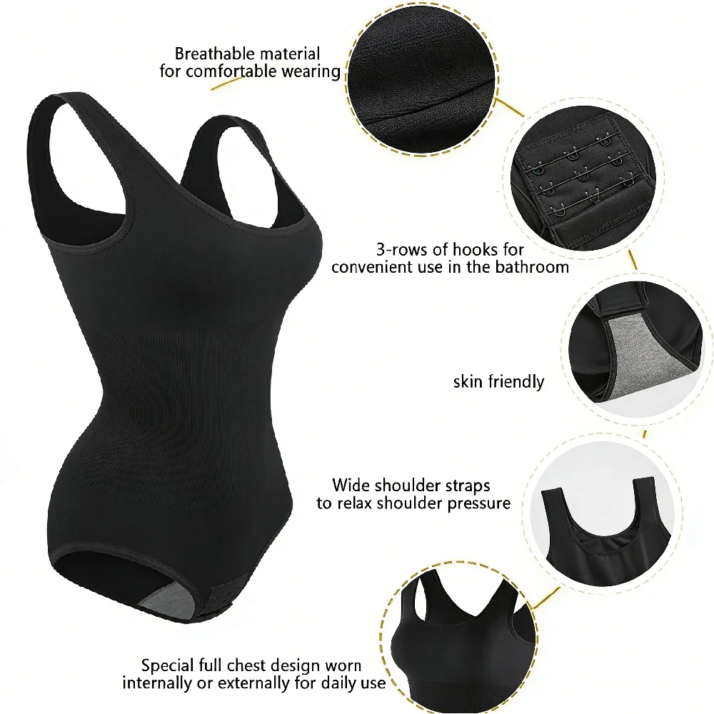 1 buah Bodysuit Pembentuk Tubu - Shapewear Bodysuit Firm ulasan dan harga