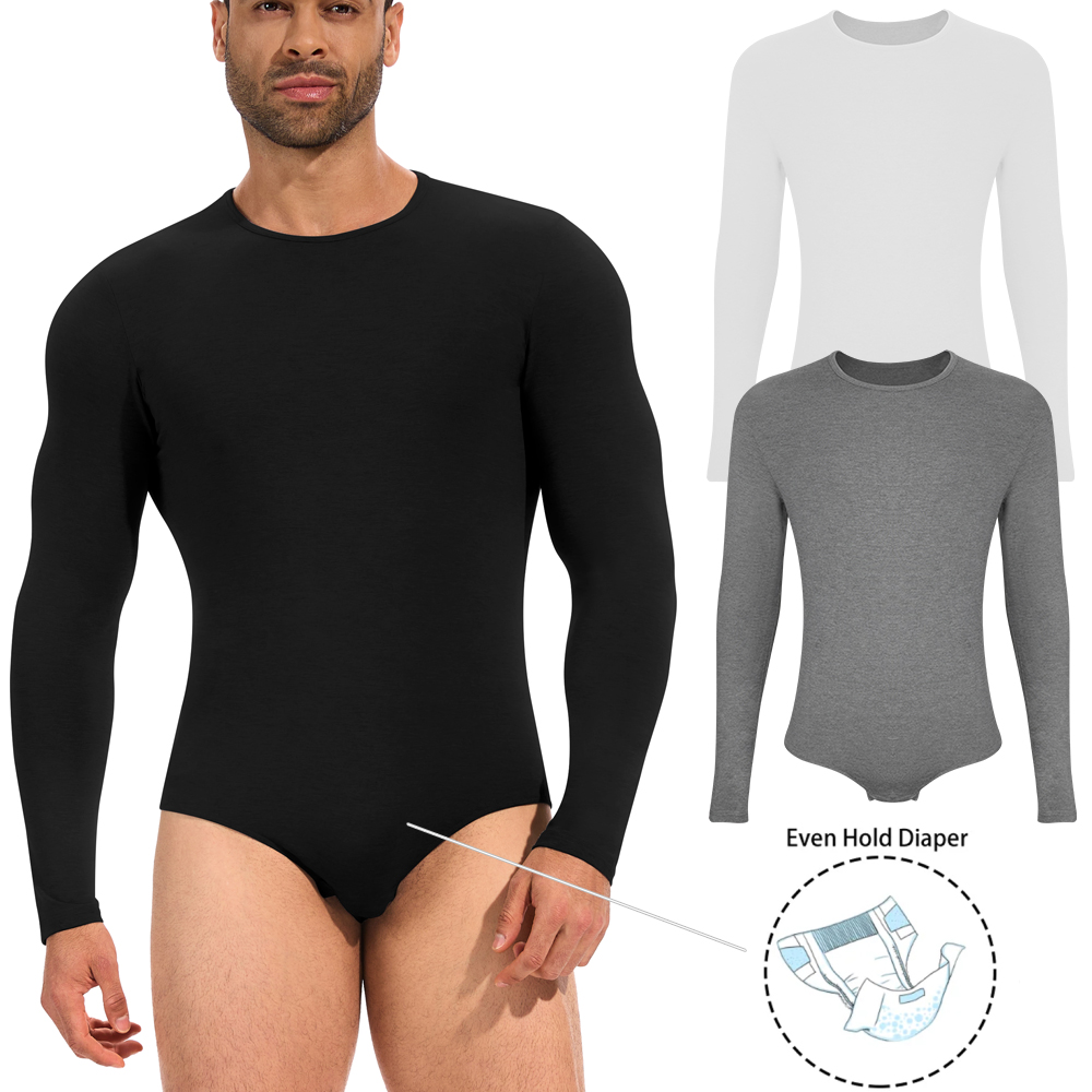 Bodysuit Lengan Panjang Pria,  - Shapewear Bodysuit Firm ulasan dan harga